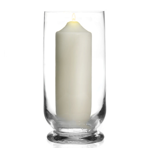 Tall glass storm lantern - tall,
