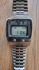 Seiko 0634-5019 Vintage LCD Chronograph Watch