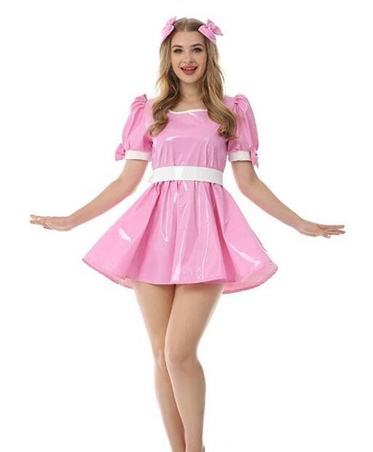 Sissy maid pvc - pvc, lockable