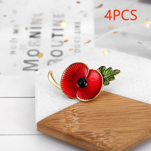 4pcs crystal enamel pin brooch - enamel,