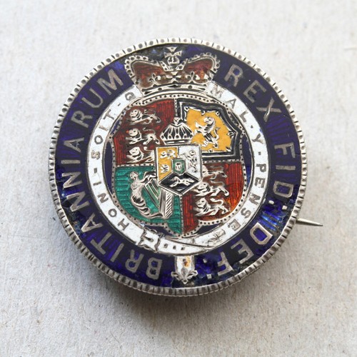 1819 enamelled half crown - crown,