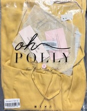 BNWT Oh Polly Golden Satin