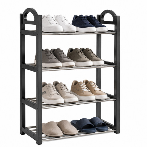 Shoe rack stand tier - rack,