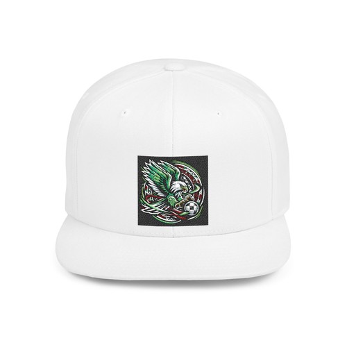 Flat bill snapback - bill,
