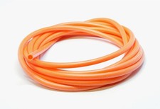 ORANGE silicone rig tube 0.5 to 3.0mm ID food safe fishing model making HLS