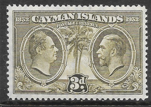 Cayman islands sg90 - cayman, 1932