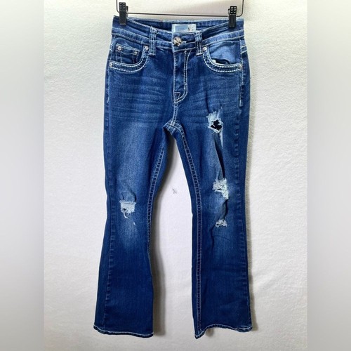 Jeans distressed bootcut - jeans,
