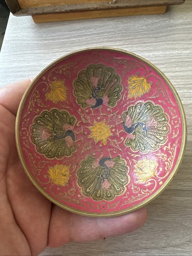Vintage etched brass - vintage,