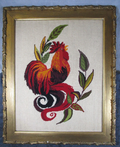 Lovely large vintage framed - lovely,