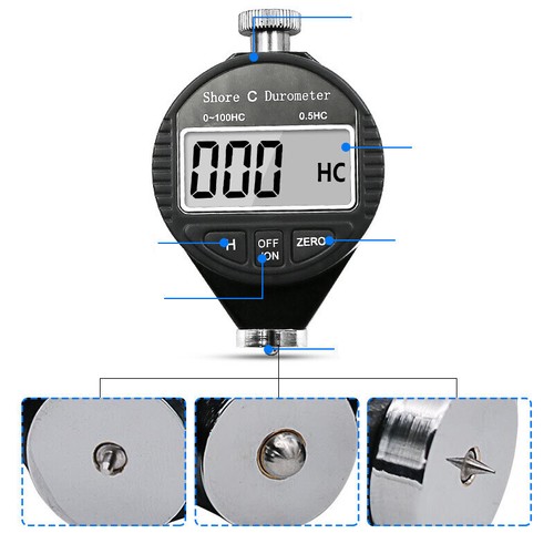 Hardness tester rubber - hardness, new