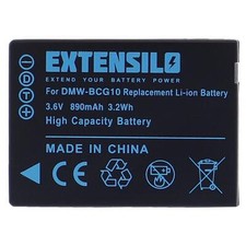 Battery for Panasonic Lumix DMC-3D1 DMC-TZ18 DMC-TZ10 DMC-TZ22 DMC-TZ20 890mAh