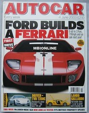 Autocar magazine june 2003 - june,