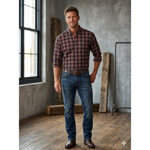 Viyella plaid shirt mens large - viyella,