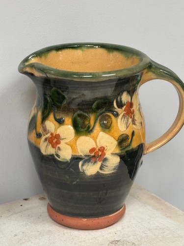 Vintage studio pottery jug - vintage,