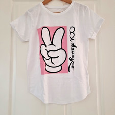 Disney 100  T-shirt  Official Mickey Mouse Ladies Size S UK 8