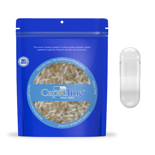 Clear size 000 bovine - size, gelatin