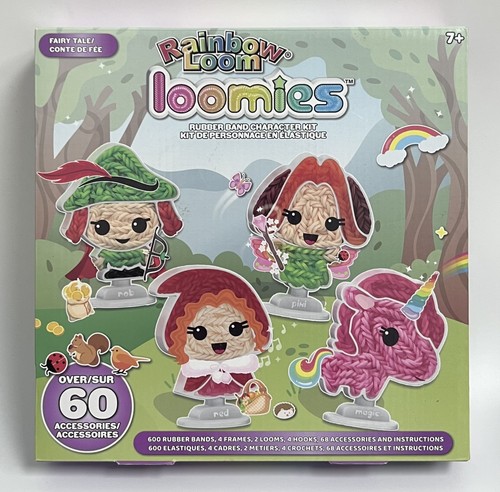 Rainbow loom loomies fairy - rainbow,