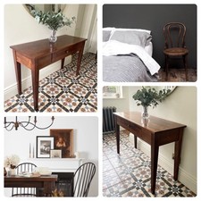 John Lewis Chestnut Console Hall Table w/drawers Solid Brass handles CAN DEL