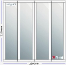 Spacepro 4 Door Shaker White