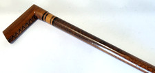 VINTAGE MIXED WOODS GOLF CLUB WALKING STICK CANE 34"