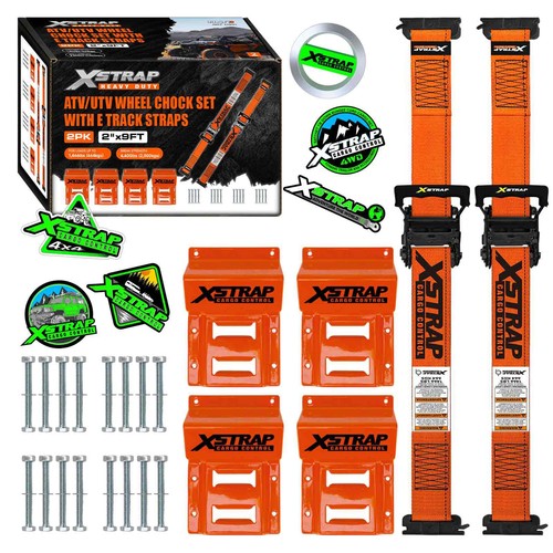 2pack ratchet straps - 2"x9',