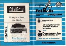 Lycksele IF v Crystal Palace Friendly July 1987