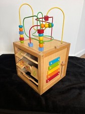Large Wooden Large Wooden Activity Cube / Baby & Toddler Toy / Learning m
