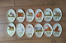 1980s handpainted ceramic