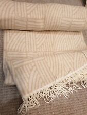 NEXT Soft Natural Geo Pattern Throw 130X150 CM -Sofa Bed Chair