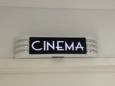 CINEMA light up sign Battery