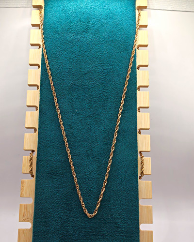 9ct gold rope - 9ct, total