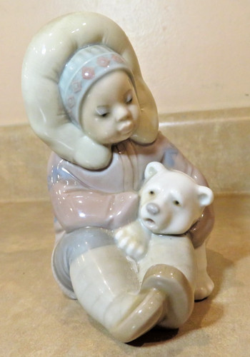 Vintage lladro eskimo - lladro, "eskimo
