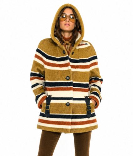 Bus stop vintage hooded - bus,
