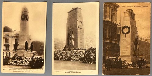London cenotaph postcards - london,