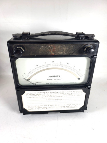 Sangamo weston ammeter - sangamo, ac/dc