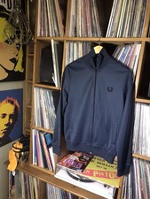 Men’s Fred Perry Tracksuit Top Small Excellent Condition  Navy /black