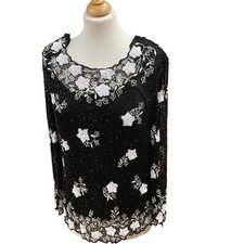 Frank Usher Black Beaded