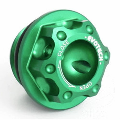 Oil cap evotech 20x2 - cap, green