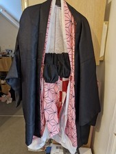 Nezuko Anime Cosplay Costume Kimono Outfit for Kids