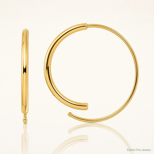 14k yellow gold polished - yellow,