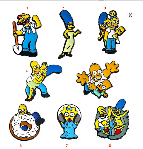 The simpsons enamel metal - the,
