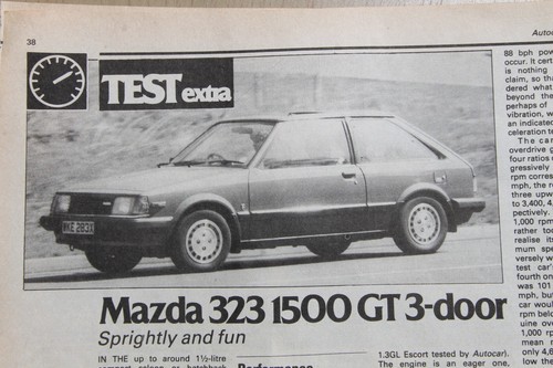 Original 1982 autocar mag - autocar,