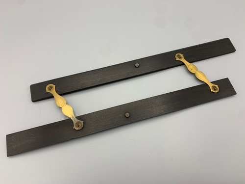 Inch ebony brass parallel - 12,