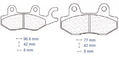 Brake pads - brake,
