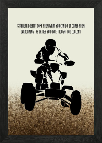 Atv quad wall - art, framed