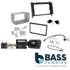 Double Din Stereo Fitting Kit + Steering Controls to fit Mercedes Vito 2006-2014
