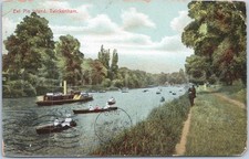 Vintage Postcard Eel Pie