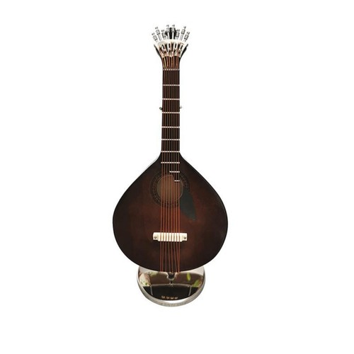 Small wood guitar decorative - small,