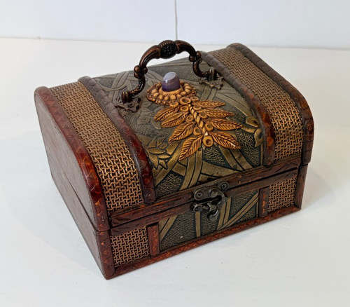 Wooden treasure chest - wooden,