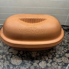 Mason Cash England Terracotta Oven Dish With Lid Approx. 35 x 22 x 18 Cm